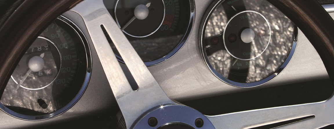Dashboard of a