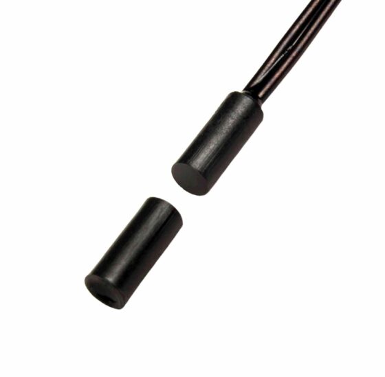 Reed Switch Developments Corp. magnetic reed sensor and actuator kit, model 2100-1091-400, shown in product photo for embedded sensing in industrial automation